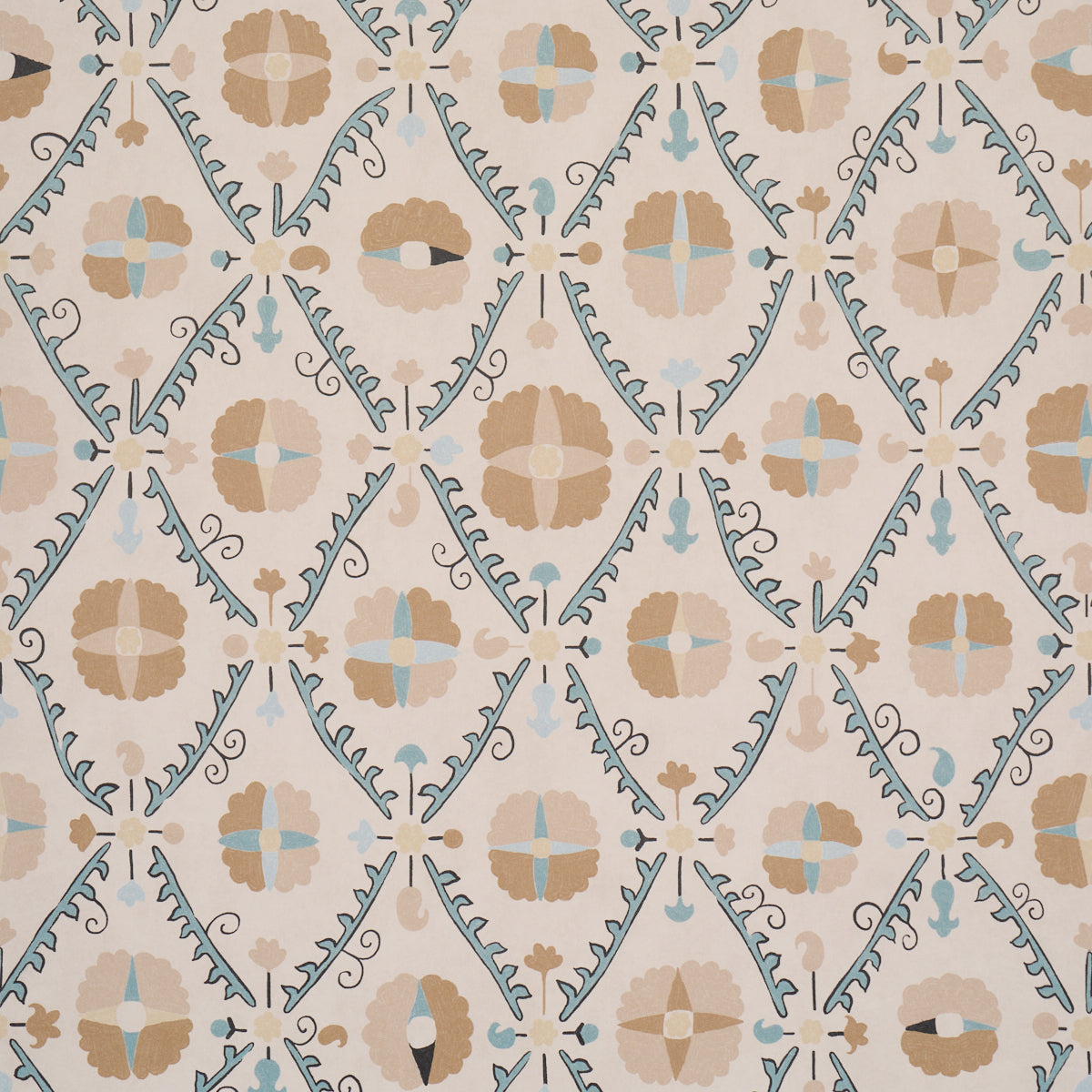 Amal Wallpaper in Almondine color - pattern number 5018282 - by Schumacher in the Johnson Hartig collection