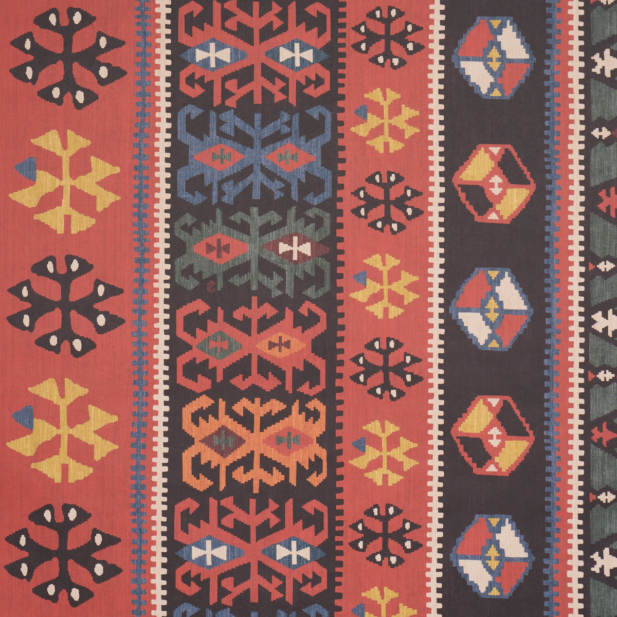 Sahane Wallpaper in Pomegranate Red color - pattern number 5018320 - by Schumacher in the Johnson Hartig collection