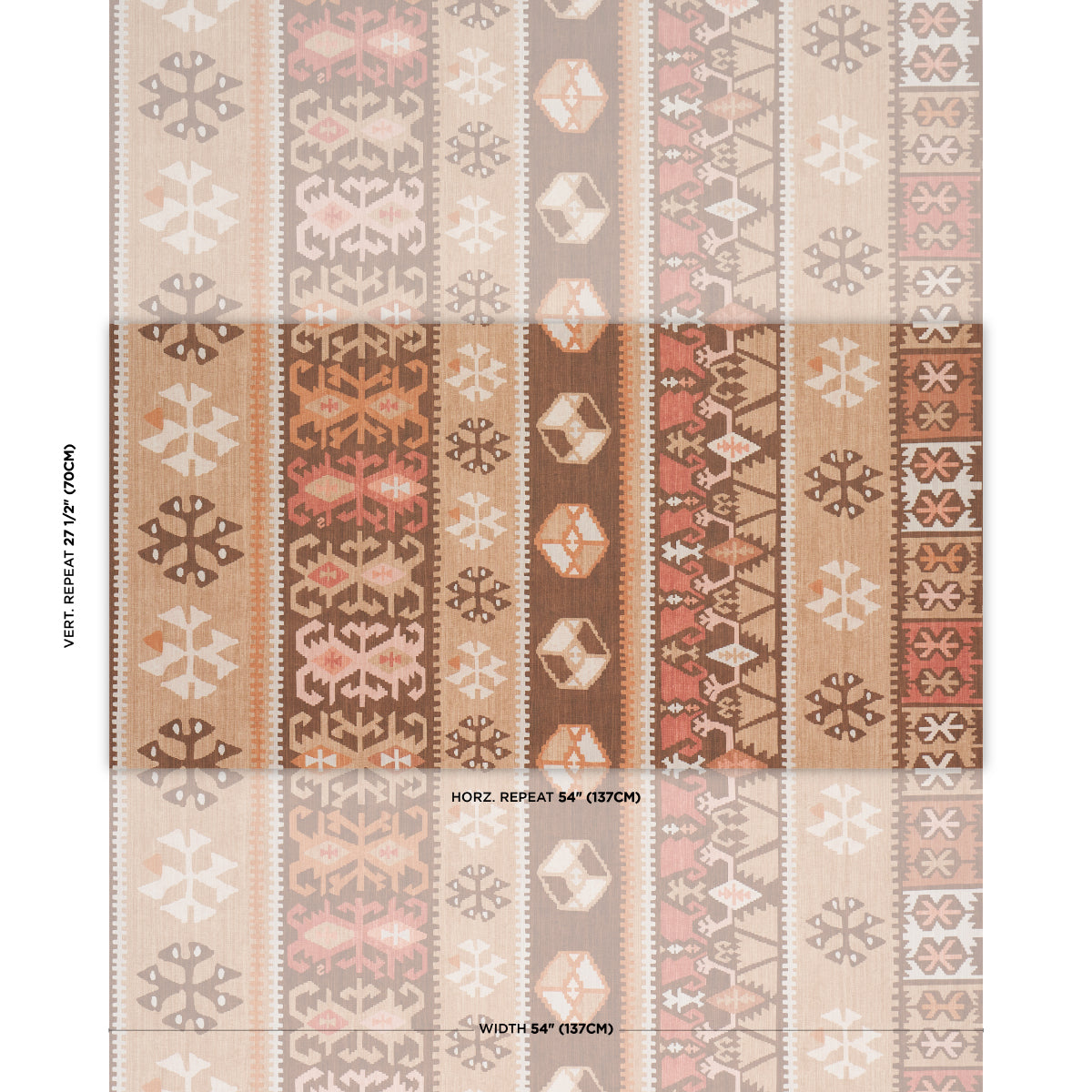Sahane Wallpaper in Sun Faded Neutrals color - pattern number 5018321 - by Schumacher in the Johnson Hartig collection
