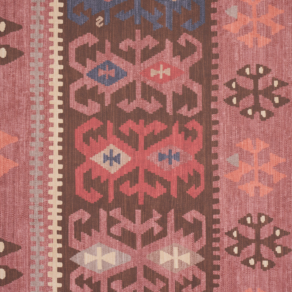 Sahane Wallpaper in Faded Rust color - pattern number 5018322 - by Schumacher in the Johnson Hartig collection