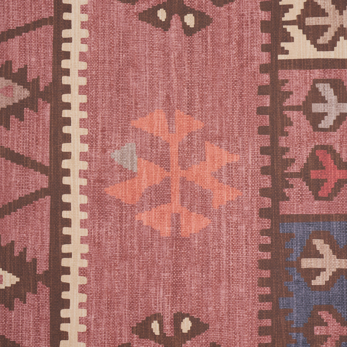Sahane Wallpaper in Faded Rust color - pattern number 5018322 - by Schumacher in the Johnson Hartig collection