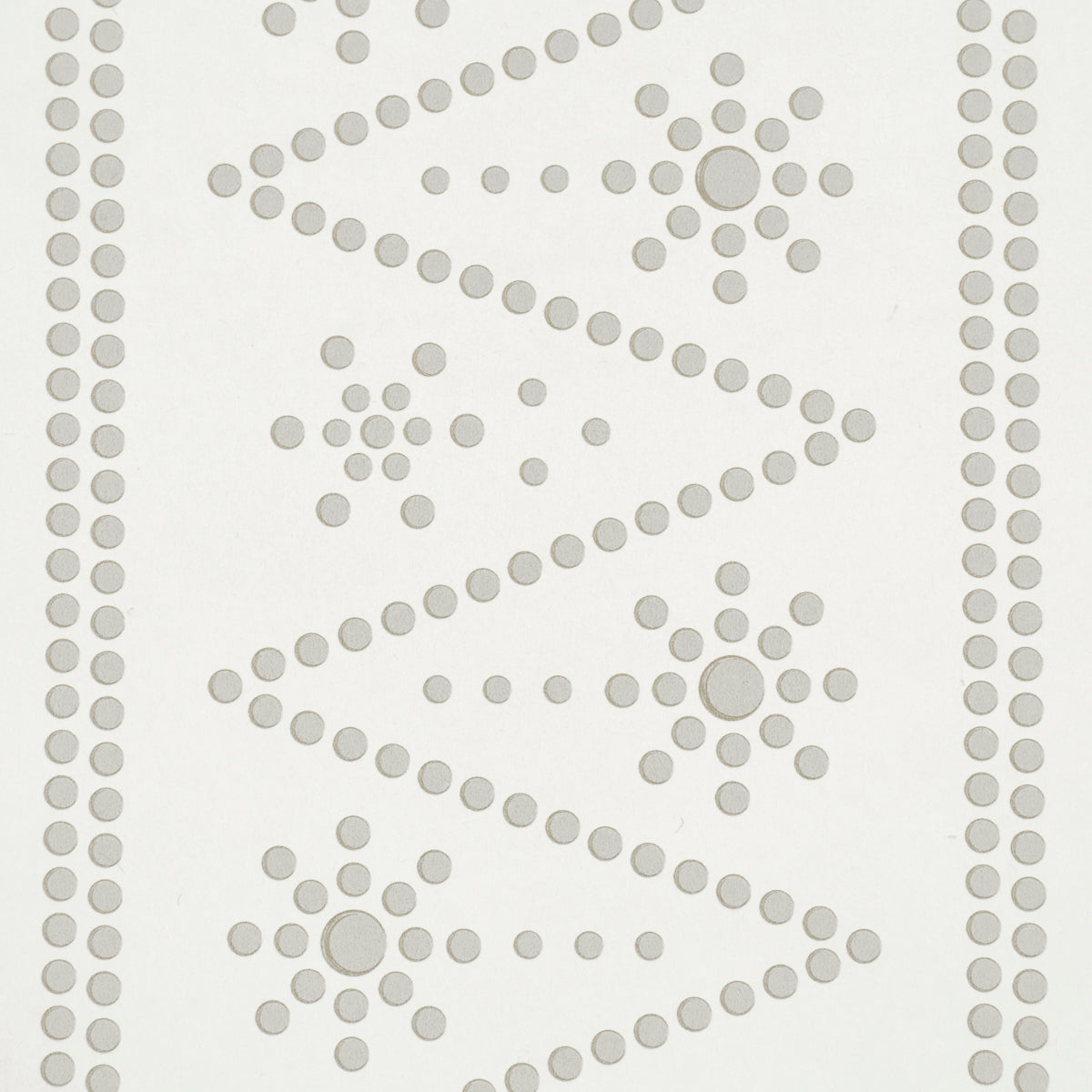 The Pearlies Wallpaper in silver color - pattern number 5018370 - by Schumacher in the Backdrop I collection