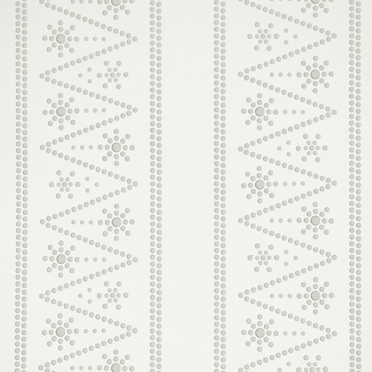 The Pearlies Wallpaper in silver color - pattern number 5018370 - by Schumacher in the Backdrop I collection