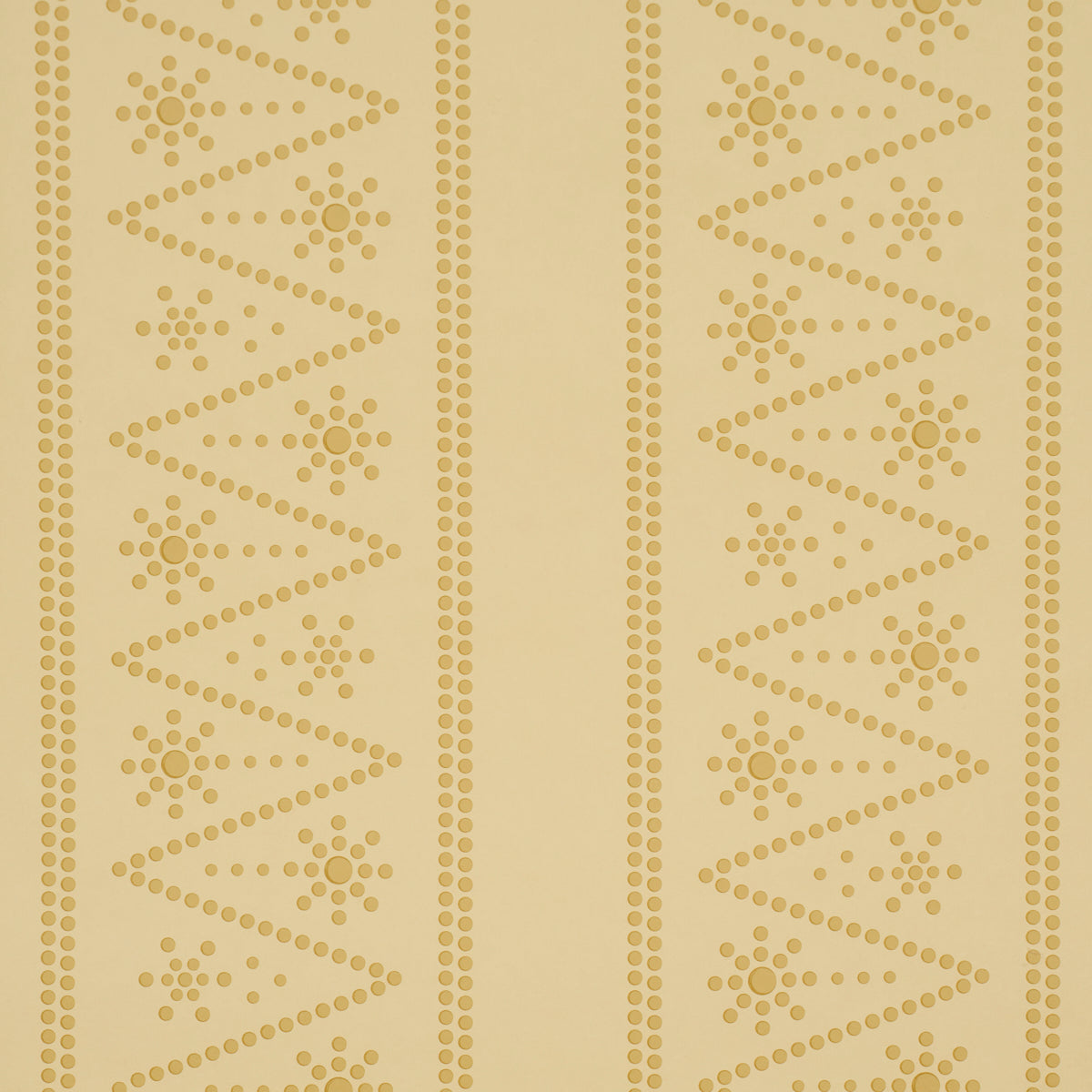 The Pearlies Wallpaper in soft gold color - pattern number 5018371 - by Schumacher in the Backdrop I collection
