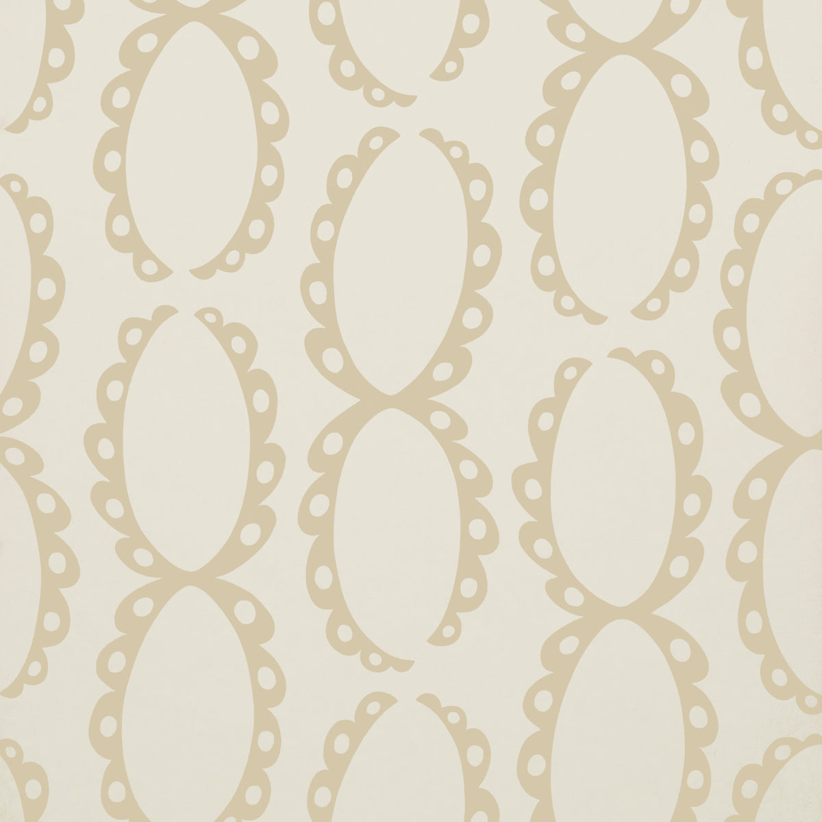 The Saints Wallpaper in warm white color - pattern number 5018380 - by Schumacher in the Backdrop I collection