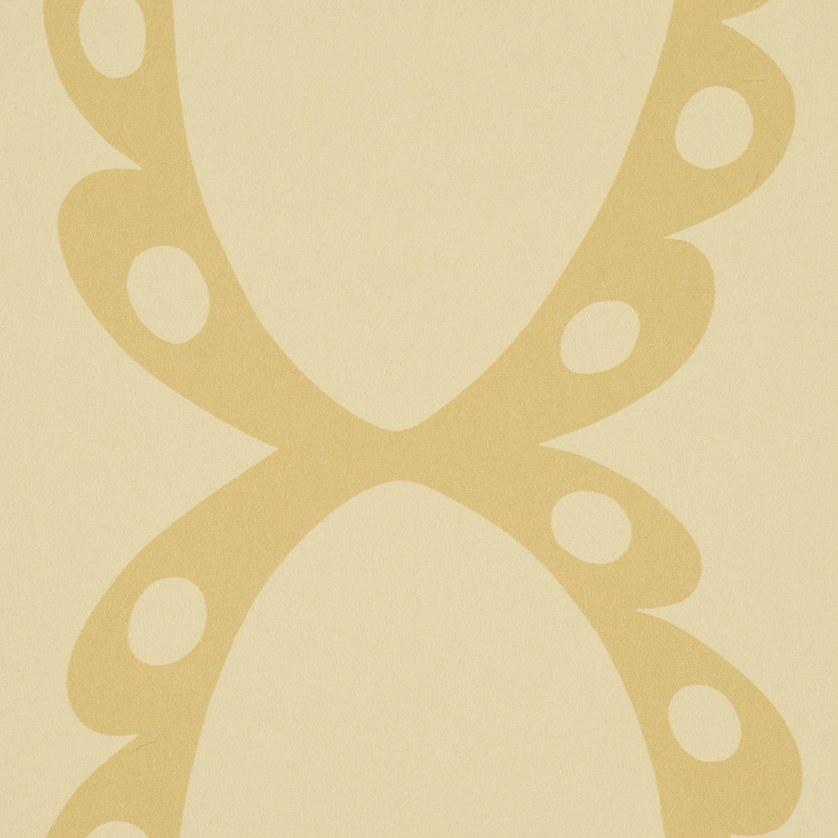 The Saints Wallpaper in soft gold color - pattern number 5018381 - by Schumacher in the Backdrop I collection