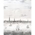 Philadelphia Harbor Panel Wallpaper in Black color - pattern number 5018390 - by Schumacher in the American Heritage collection