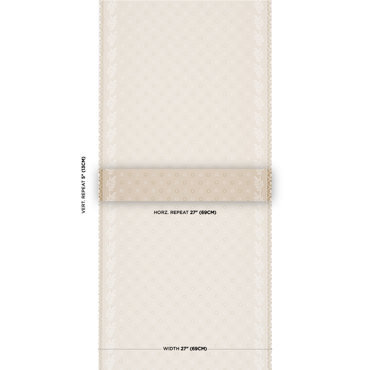 Astor Wallpaper in Neutral color - pattern number 5018420 - by Schumacher in the American Heritage collection