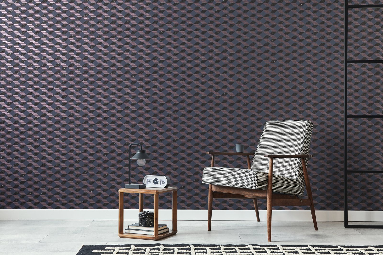 Venus Ocean blue wallpaper in blue color - pattern number GH51211-23 - by Galerie in the Universe collection