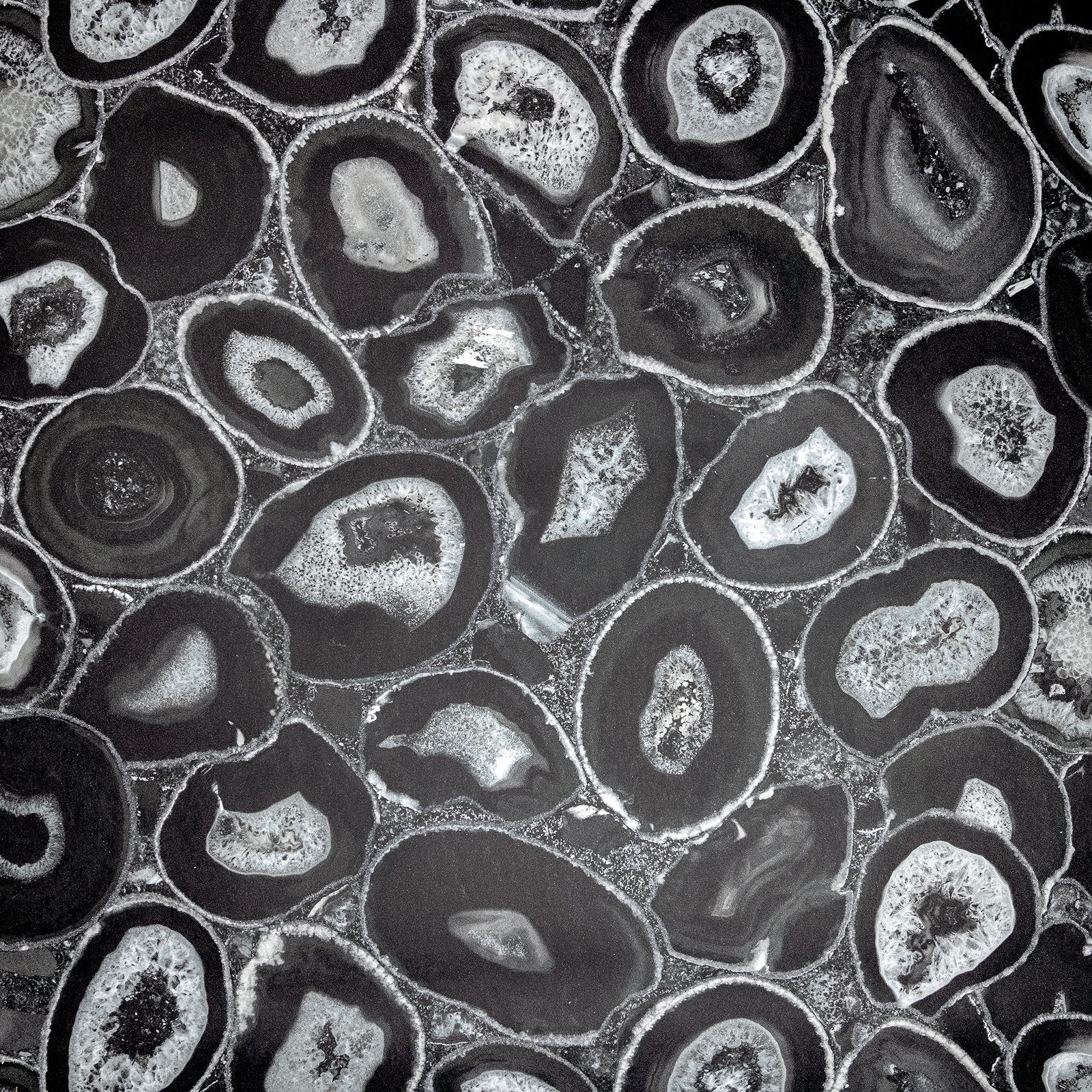 Agate wallpaper in black color - pattern number GH51216-23 - by Galerie in the Pepper collection