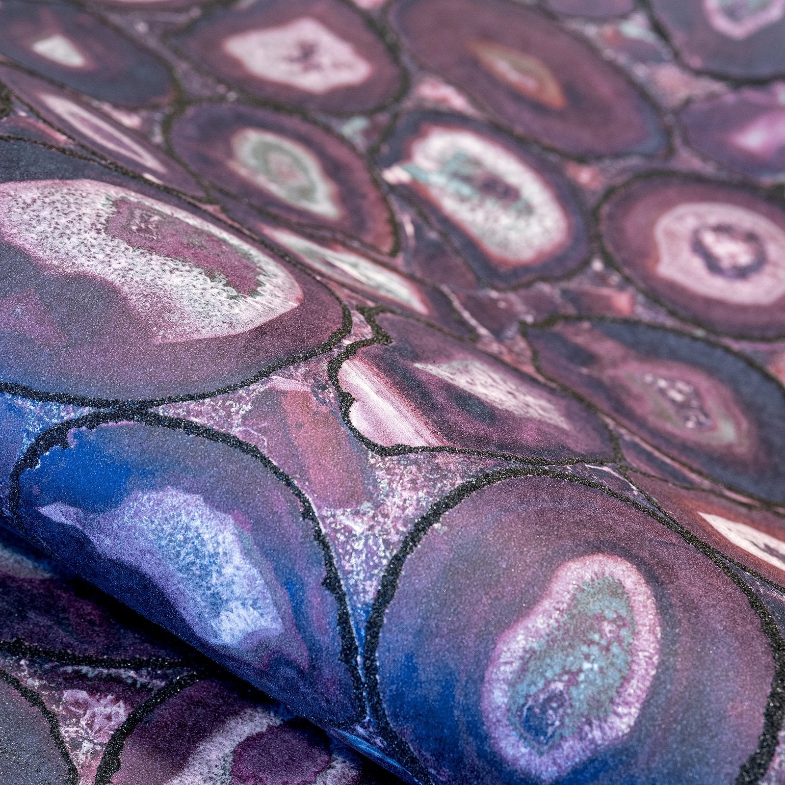 Agate wallpaper in purple lilac color - pattern number GH51217-23 - by Galerie in the Pepper collection