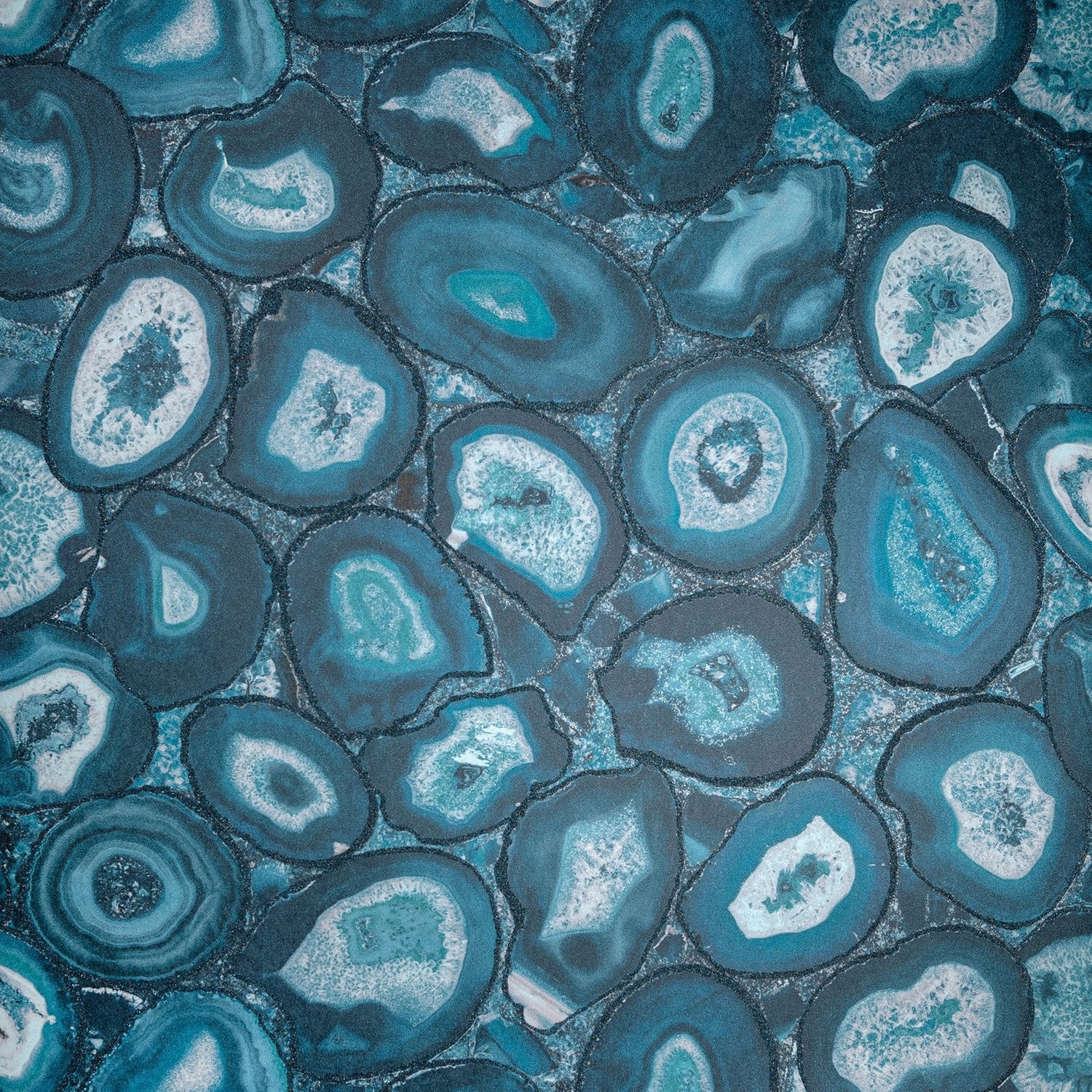 Agate wallpaper in blue color - pattern number GH51219-23 - by Galerie in the Pepper collection