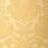 Fiorella Damask wallpaper in yellow color - pattern number 529191 - by Schumacher in the Palazzo collection