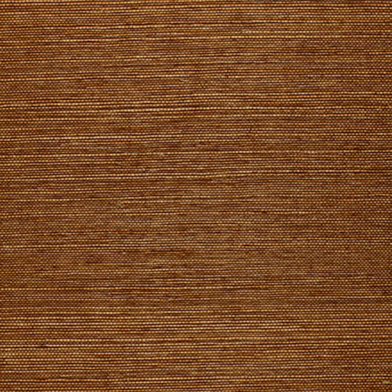 Osan Sisal wallpaper in dark camel color - pattern number 529633 - by Schumacher in the Essential Wallcoverings Sisals collection