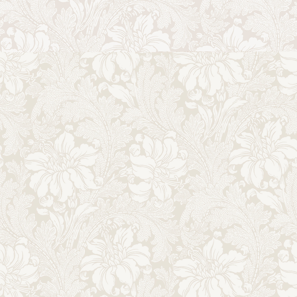 Acanthus Garden fabric in bone color - pattern number 5352 - by Schumacher in the Borastapeter collection