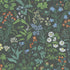 Flora wallpaper in spruce color - pattern number 5474 - by Schumacher in the Borastapeter collection