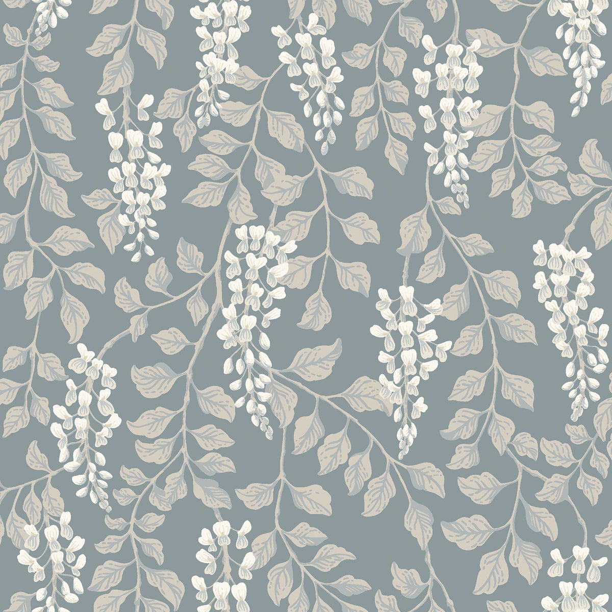 Blaregn wallpaper in slate color - pattern number 5711 - by Schumacher in the Borastapeter collection