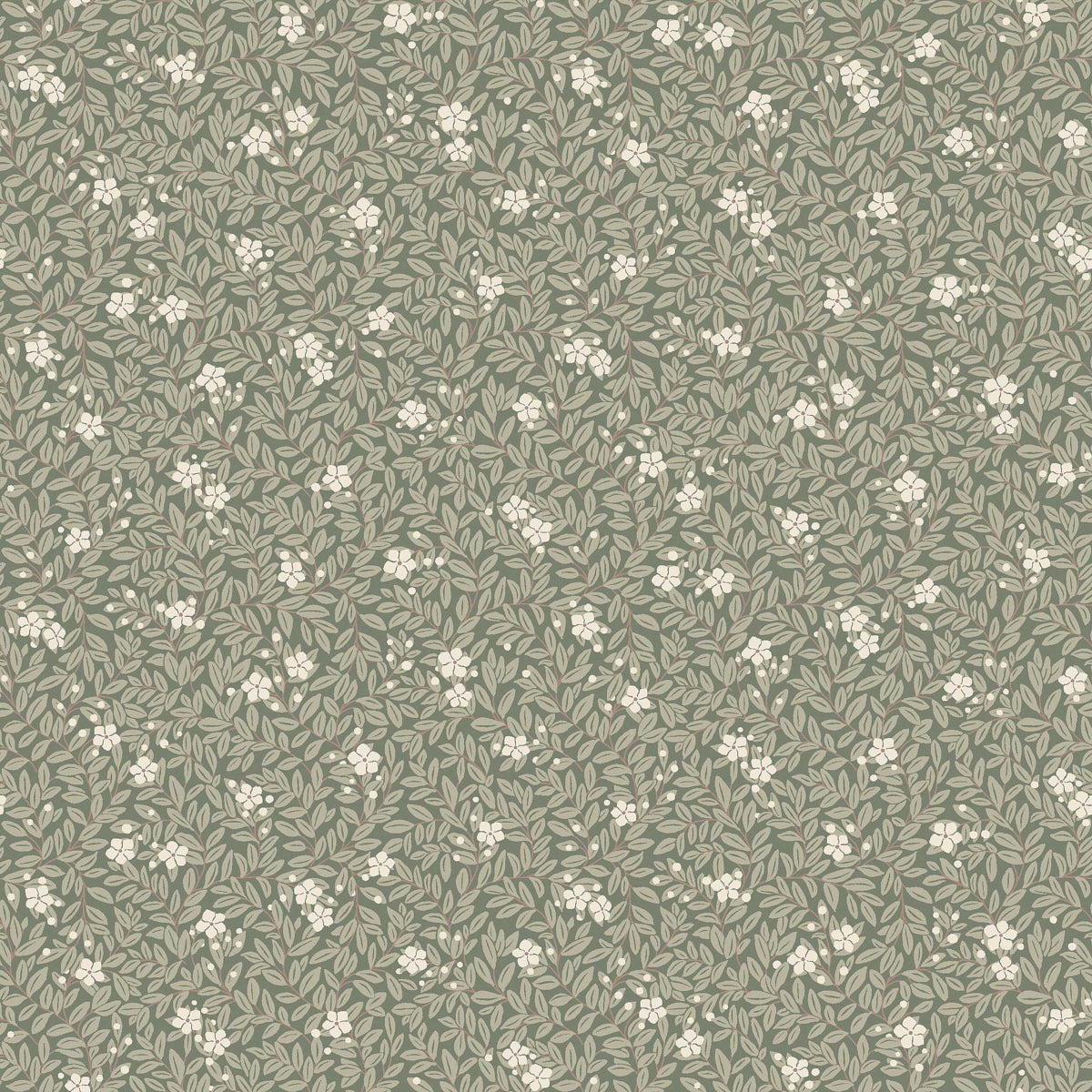 Myrten wallpaper in sage color - pattern number 5716 - by Schumacher in the Borastapeter collection