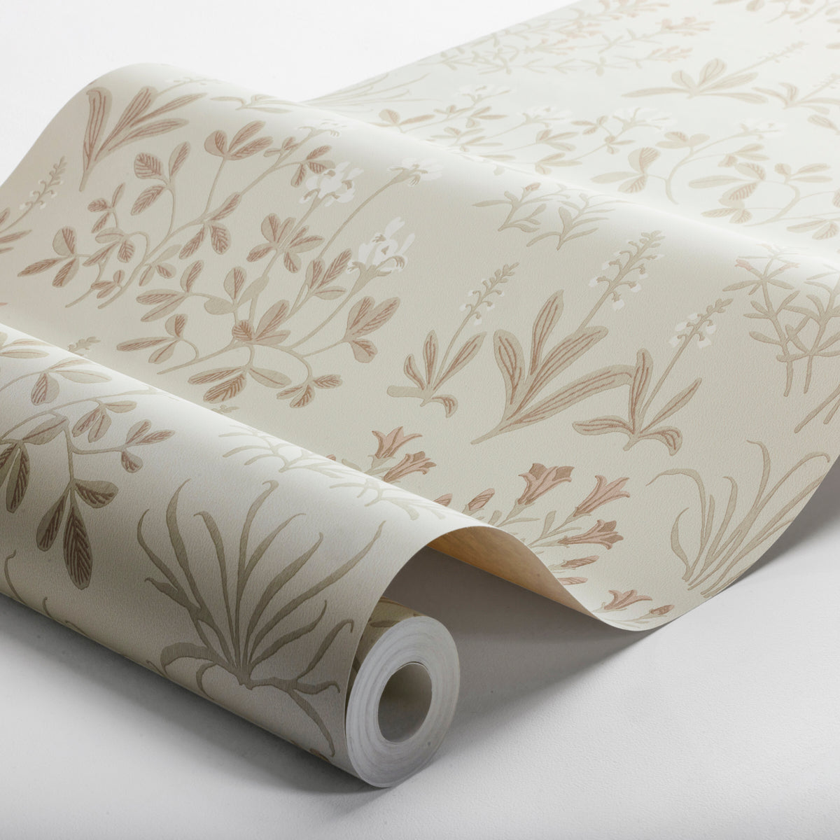 Noras Äng Wallpaper in stone color - pattern number 5805 - by Schumacher in the Borastapeter collection