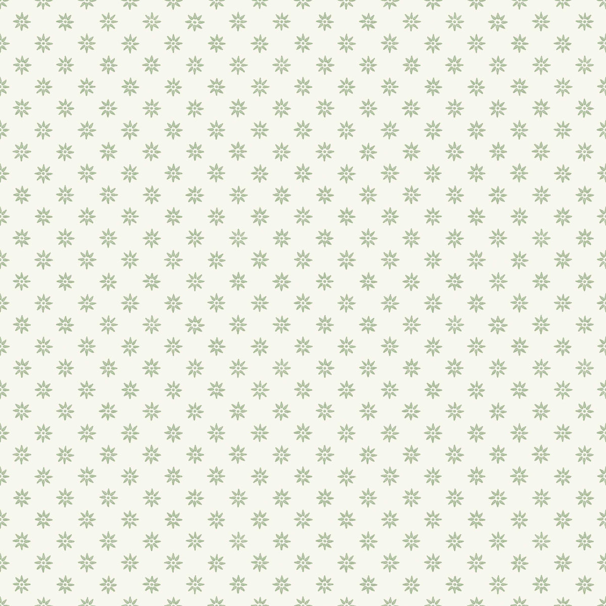 Skogsstjärna Wallpaper in green color - pattern number 5809 - by Schumacher in the Borastapeter collection