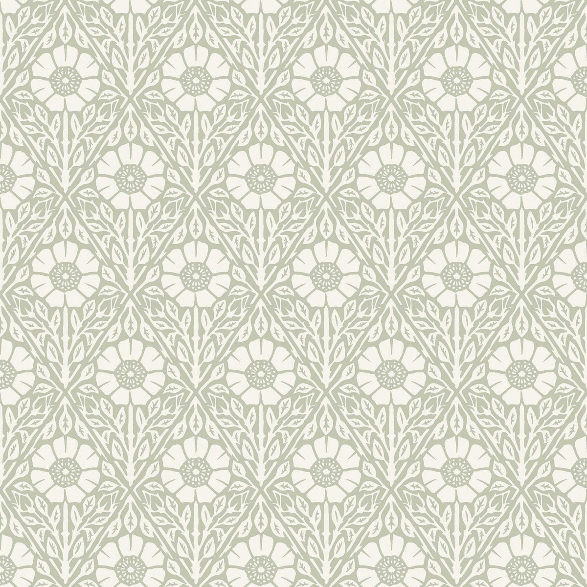 Nyponros Wallpaper in sage color - pattern number 5811 - by Schumacher in the Borastapeter collection