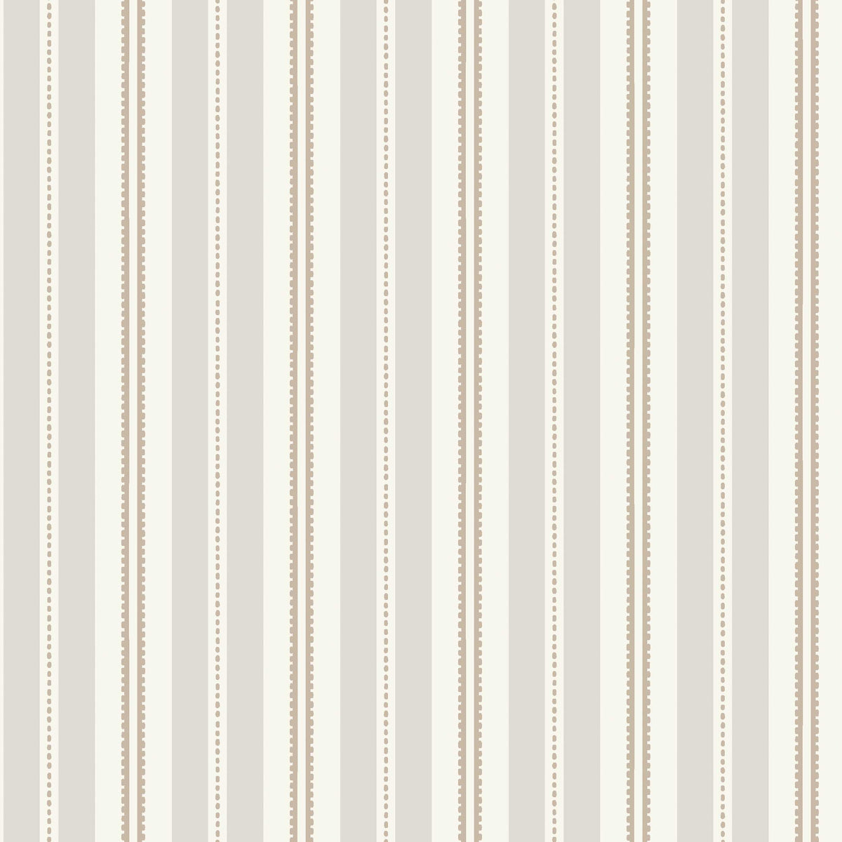 Hedda Wallpaper in stone and taupe color - pattern number 5818 - by Schumacher in the Borastapeter collection
