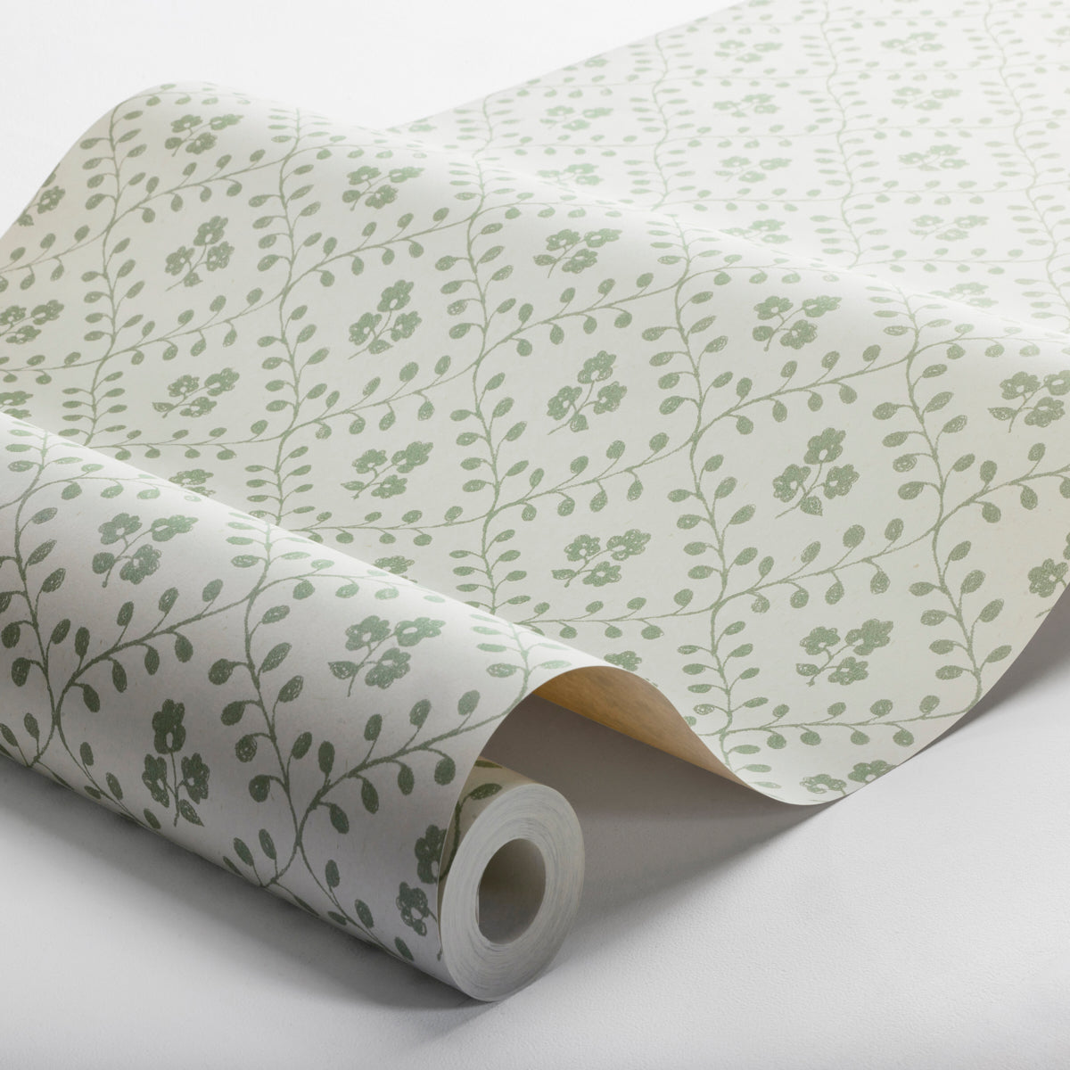 Idun Wallpaper in green color - pattern number 5823 - by Schumacher in the Borastapeter collection
