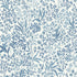 Nocturne wallpaper in blue and white color - pattern number 6145 - by Schumacher in the Borastapeter collection