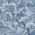 Indigo Garden wallpaper in blue and white color - pattern number 6147 - by Schumacher in the Borastapeter collection