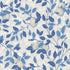 Citrontrad wallpaper in taupe and blue color - pattern number 6149 - by Schumacher in the Borastapeter collection