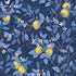 Citrontrad wallpaper in midnight and yellow color - pattern number 6151 - by Schumacher in the Borastapeter collection