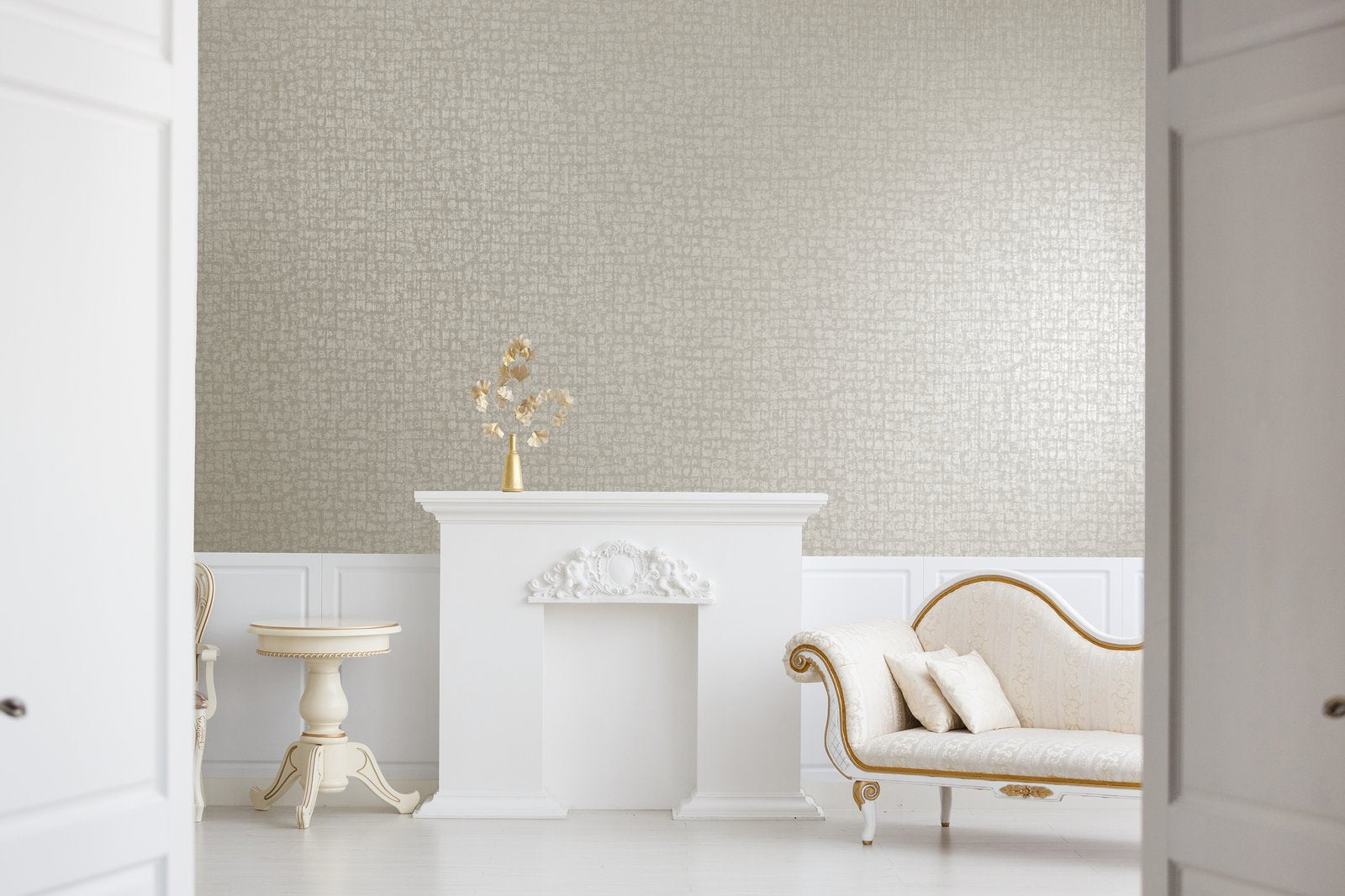 Zeus wallpaper in beige color - pattern number 64283 - by Galerie in the Adonea collection