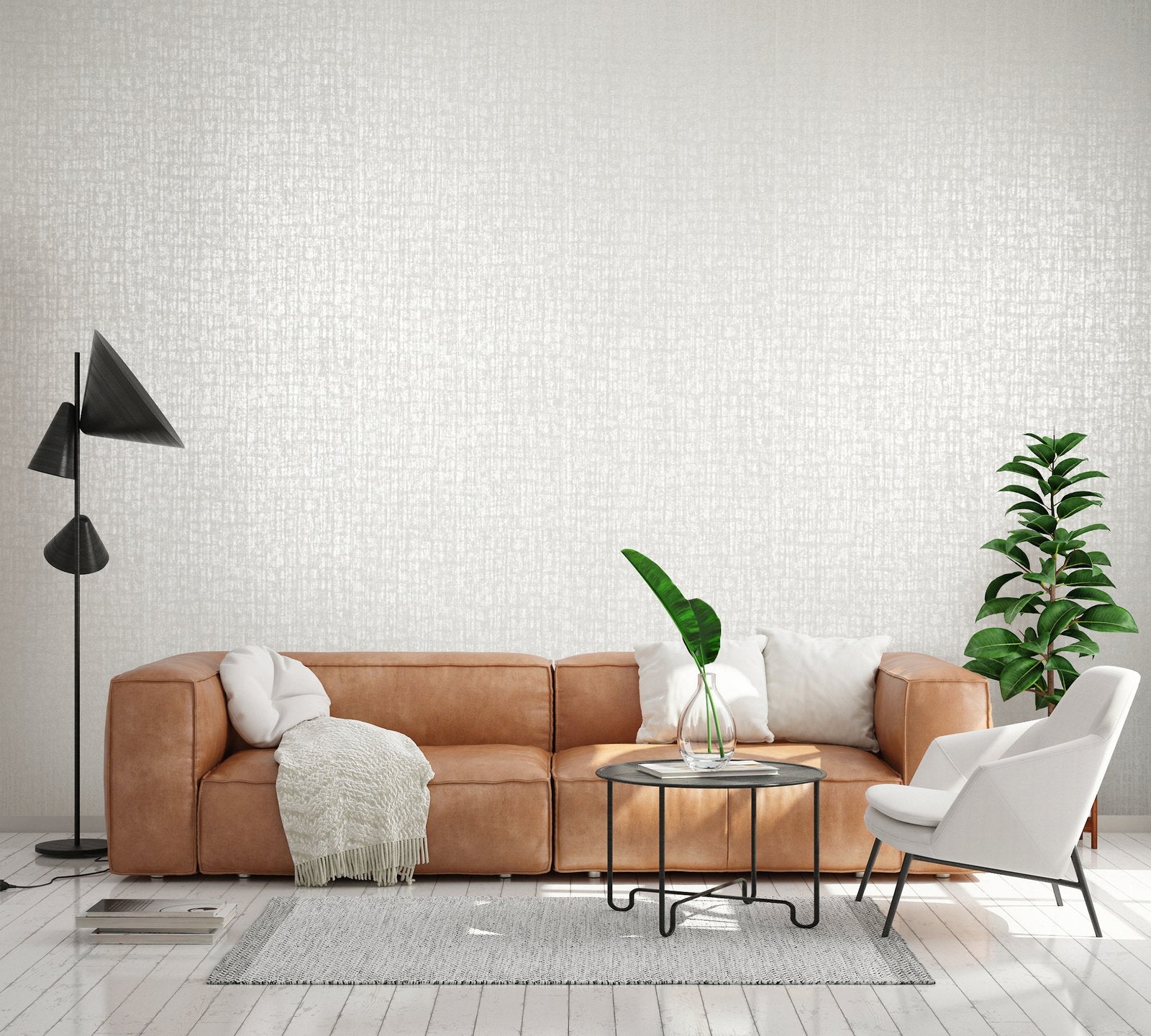 Zeus wallpaper in cream color - pattern number 64284 - by Galerie in the Adonea collection