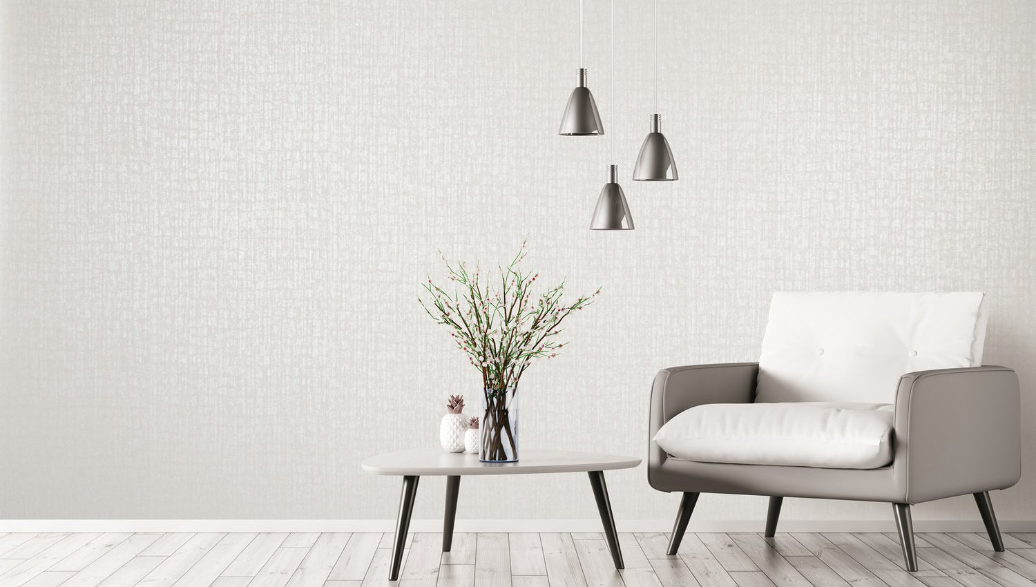 Zeus wallpaper in cream color - pattern number 64285 - by Galerie in the Adonea collection