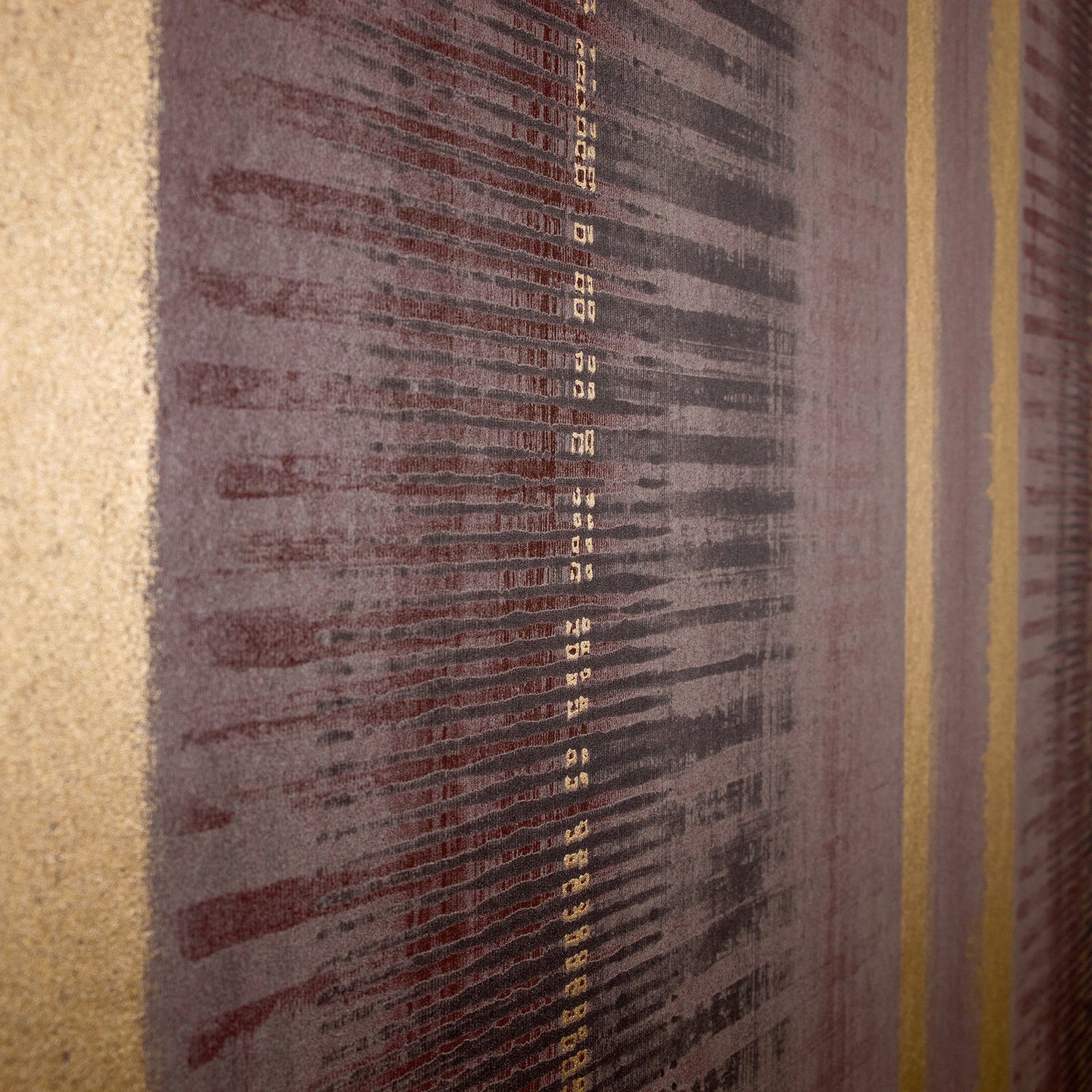 Hermes wallpaper in red color - pattern number 64294 - by Galerie in the Adonea collection