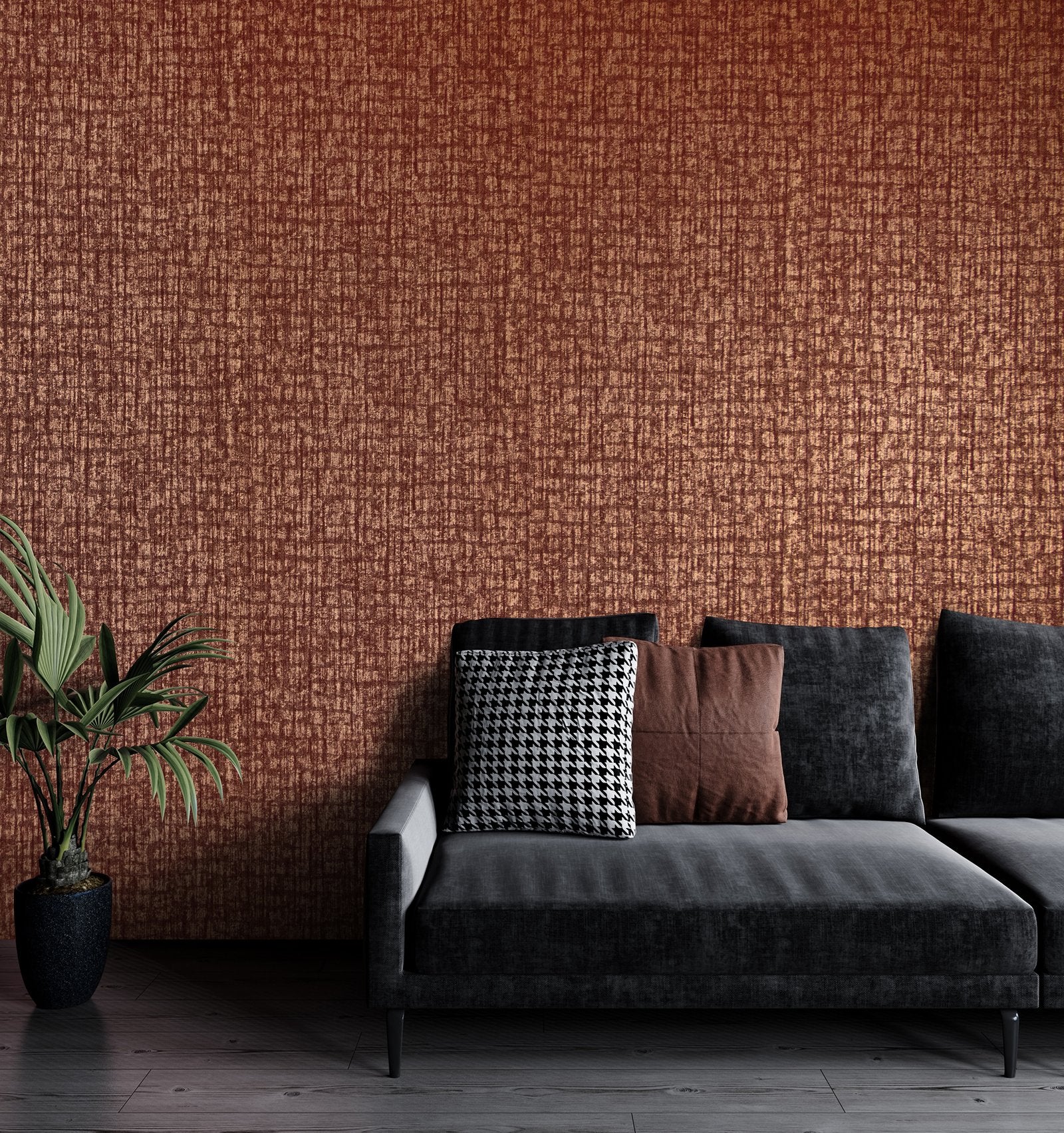 Zeus wallpaper in red color - pattern number 64296 - by Galerie in the Adonea collection