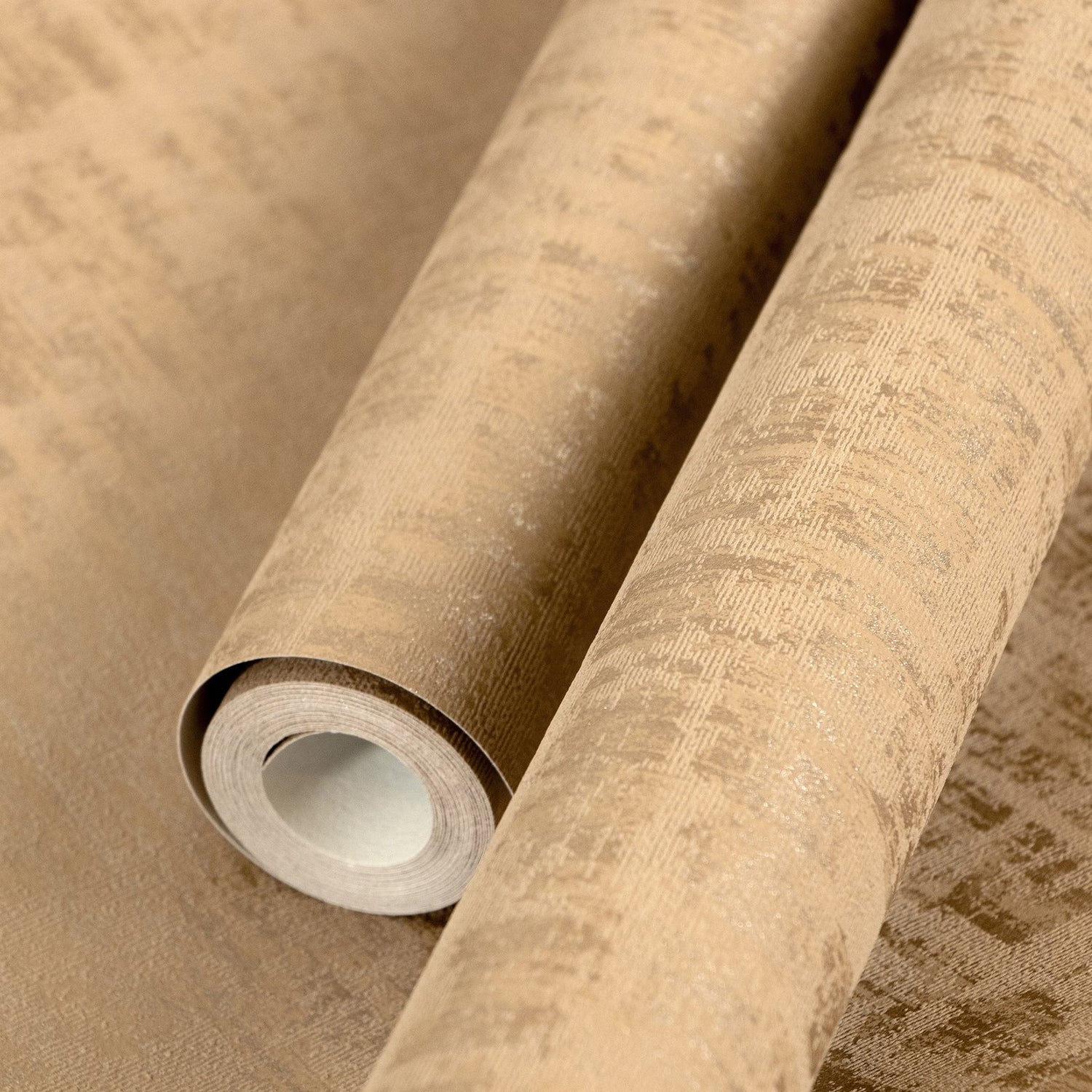 Zeus wallpaper in bronze brown color - pattern number 64327 - by Galerie in the Adonea collection