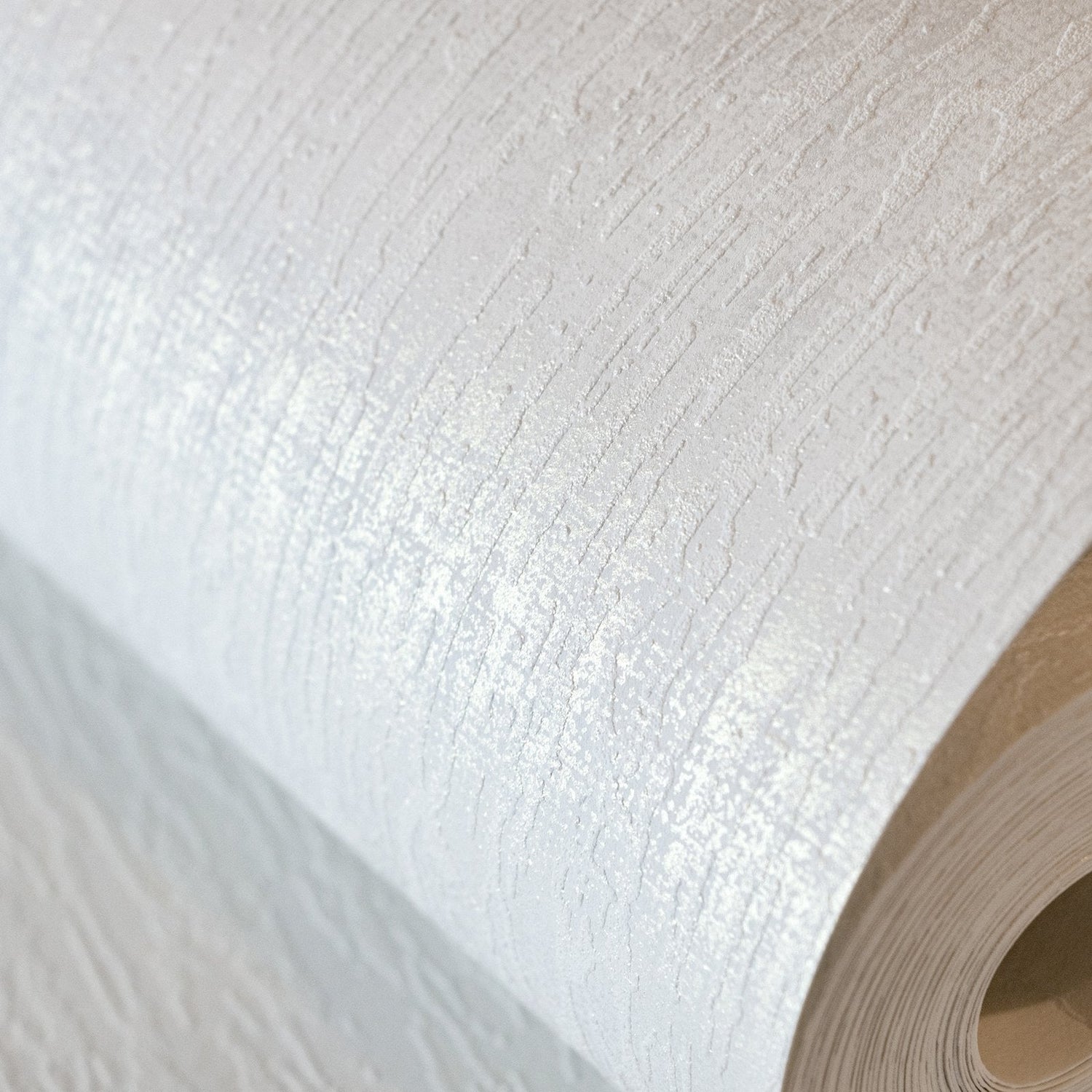 Merkur Pearl White wallpaper in white color - pattern number GH64620-23 - by Galerie in the Universe collection