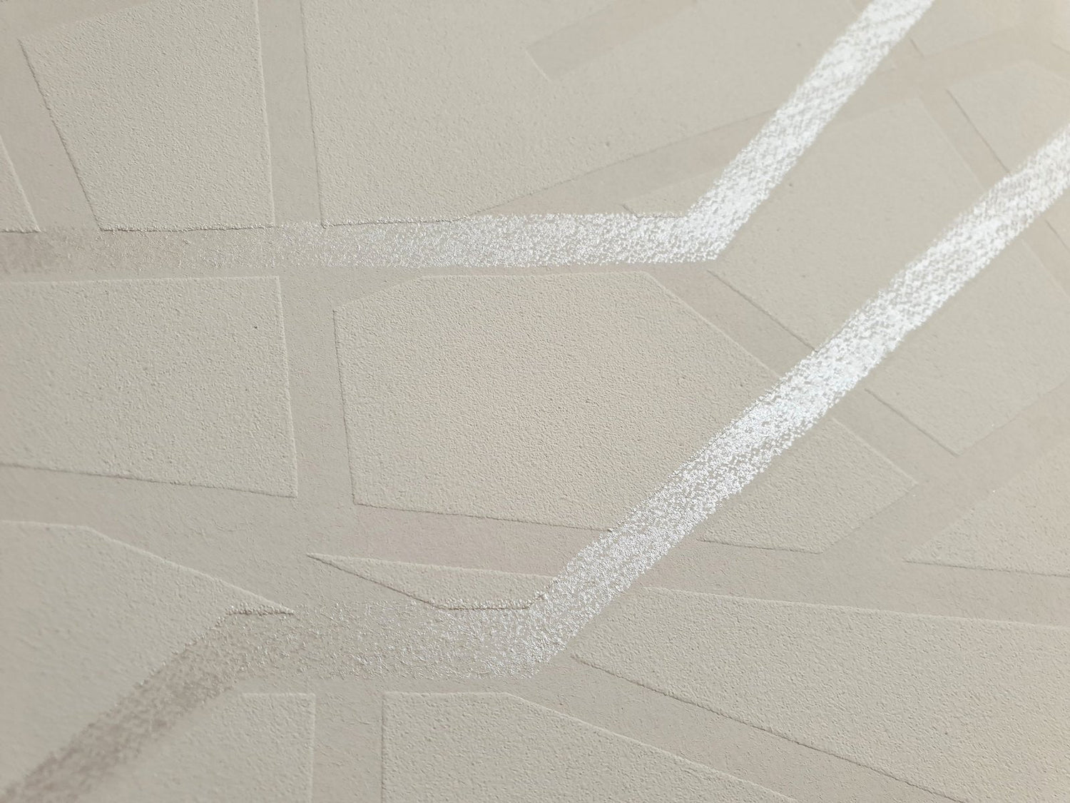 Connection Linen White wallpaper in cream color - pattern number GH64639-23 - by Galerie in the Slow Living collection