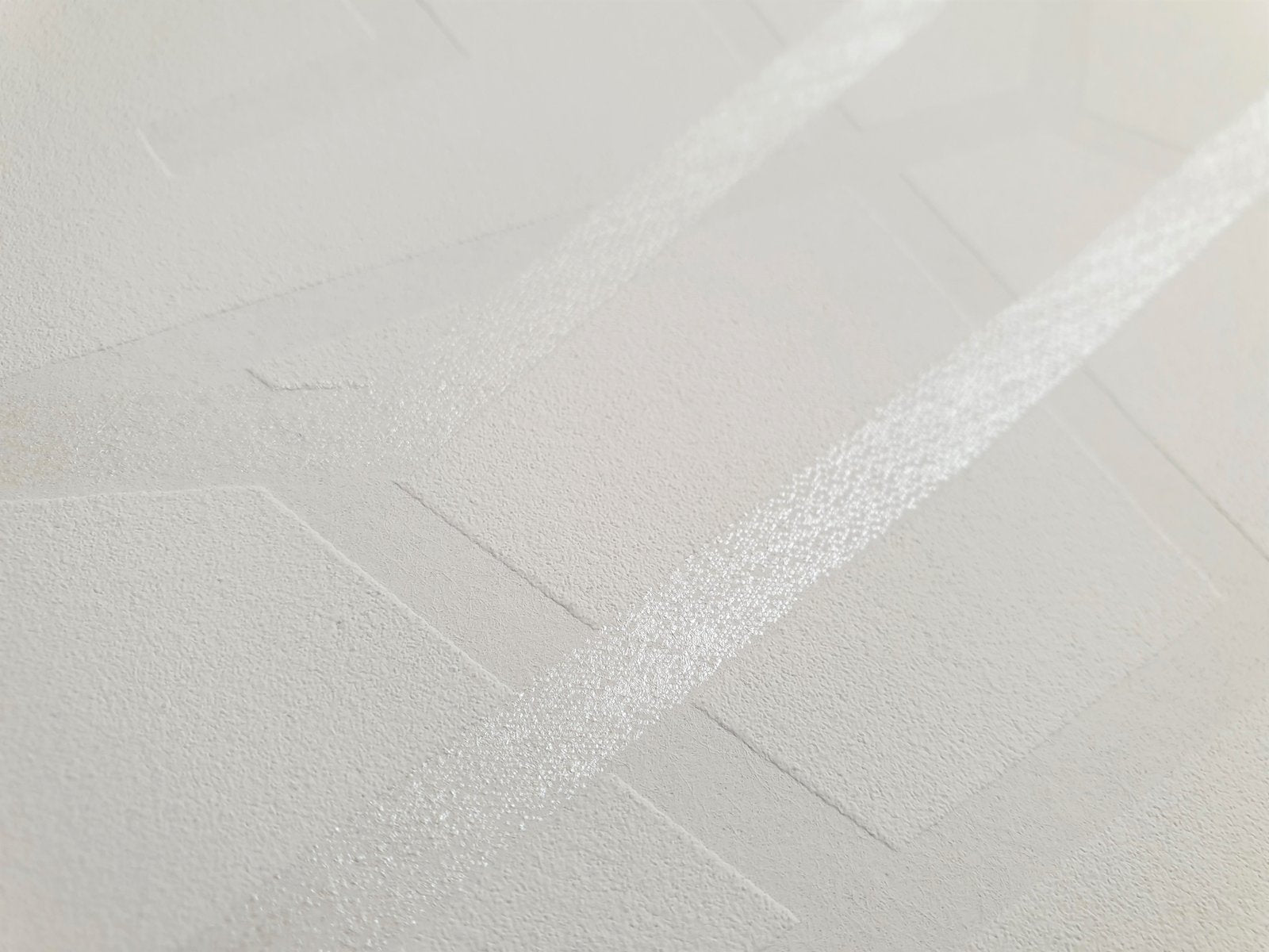 Connection Ivory White wallpaper in white color - pattern number GH64640-23 - by Galerie in the Slow Living collection