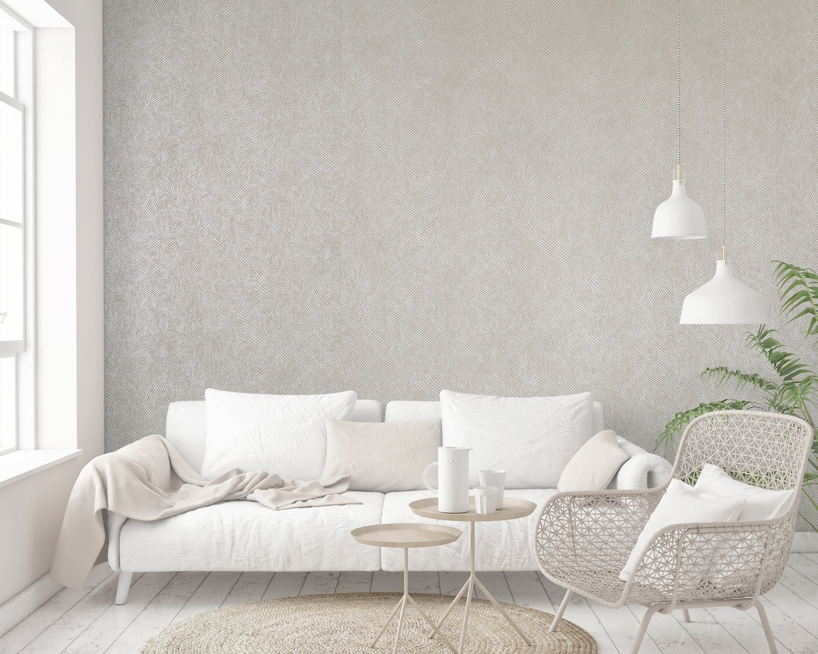 Spirit Dusty Lilac wallpaper in purple lilac color - pattern number GH64644-23 - by Galerie in the Slow Living collection