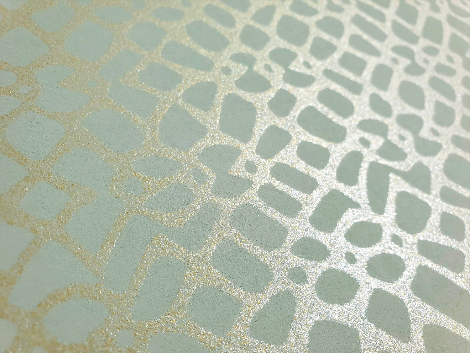 Soul Frost Mint wallpaper in blue color - pattern number GH64649-23 - by Galerie in the Slow Living collection