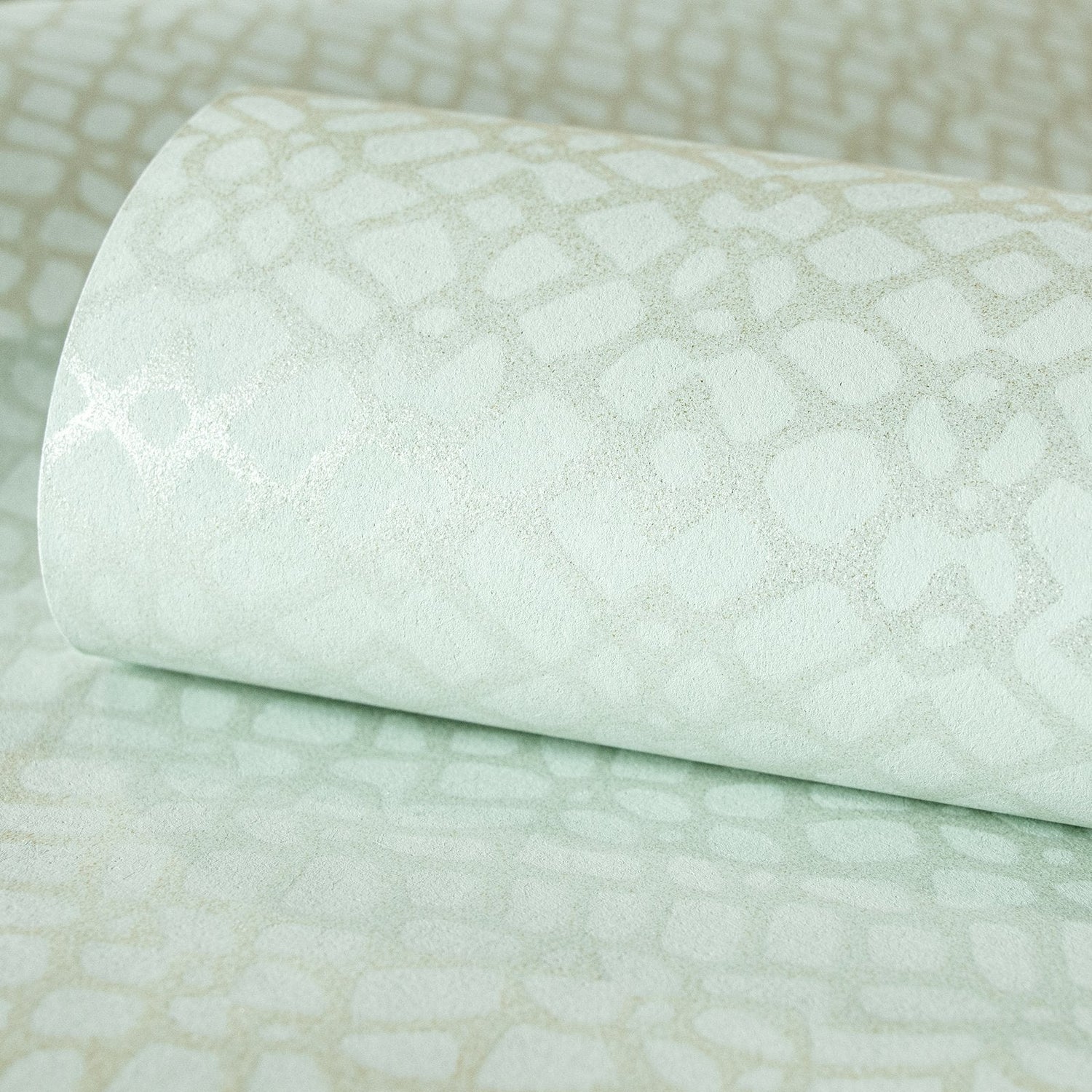 Soul Frost Mint wallpaper in blue color - pattern number GH64649-23 - by Galerie in the Slow Living collection