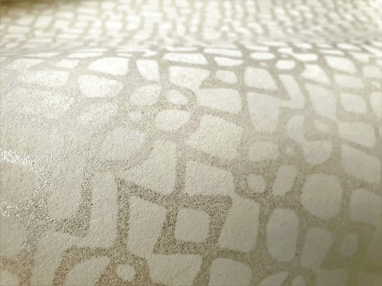 Soul Linen White wallpaper in cream color - pattern number GH64651-23 - by Galerie in the Slow Living collection