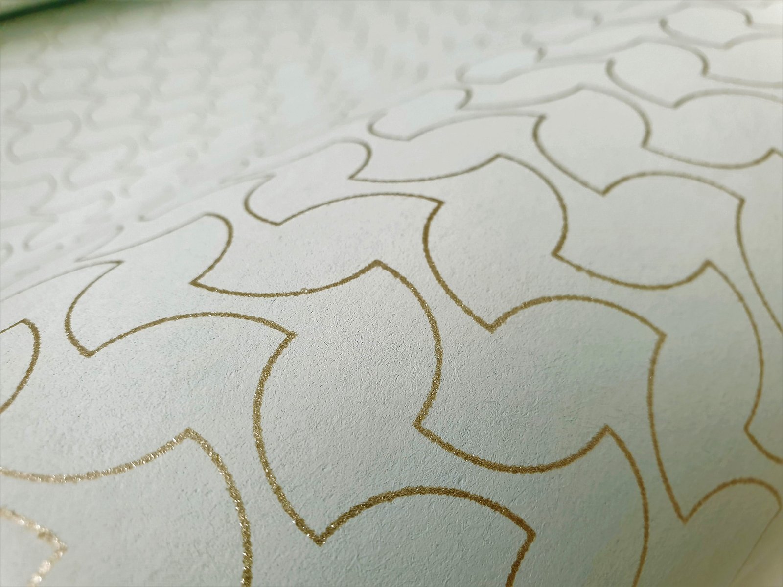 Balance Frost Mint wallpaper in blue color - pattern number GH64668-23 - by Galerie in the Slow Living collection
