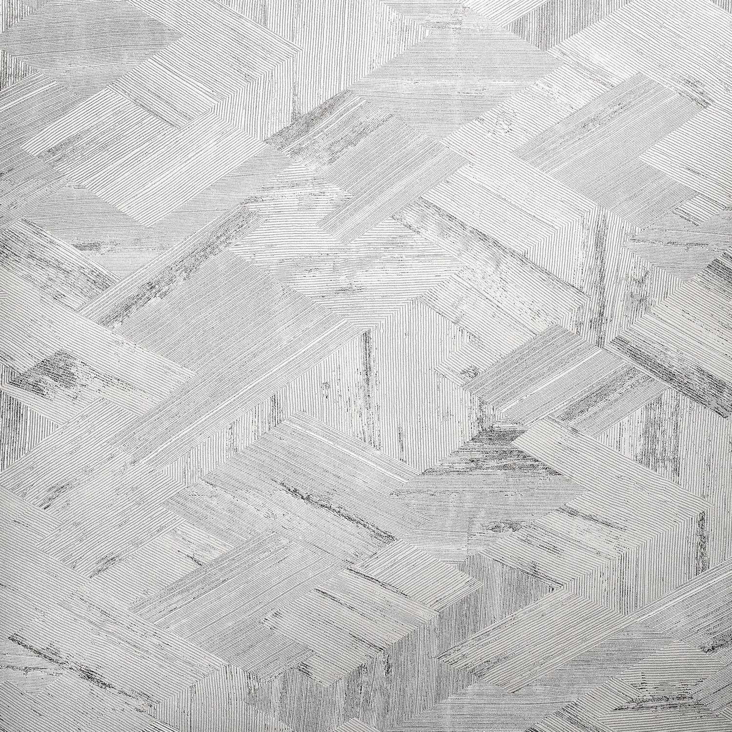 Ralph Ivory White wallpaper in silver grey color - pattern number GH64681-23 - by Galerie in the Slow Living collection