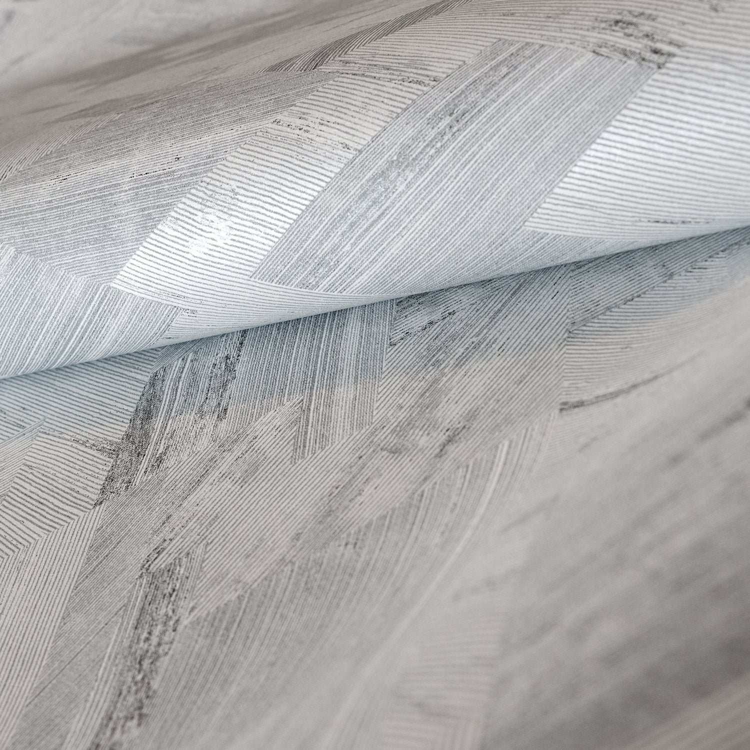 Ralph Ivory White wallpaper in silver grey color - pattern number GH64681-23 - by Galerie in the Slow Living collection