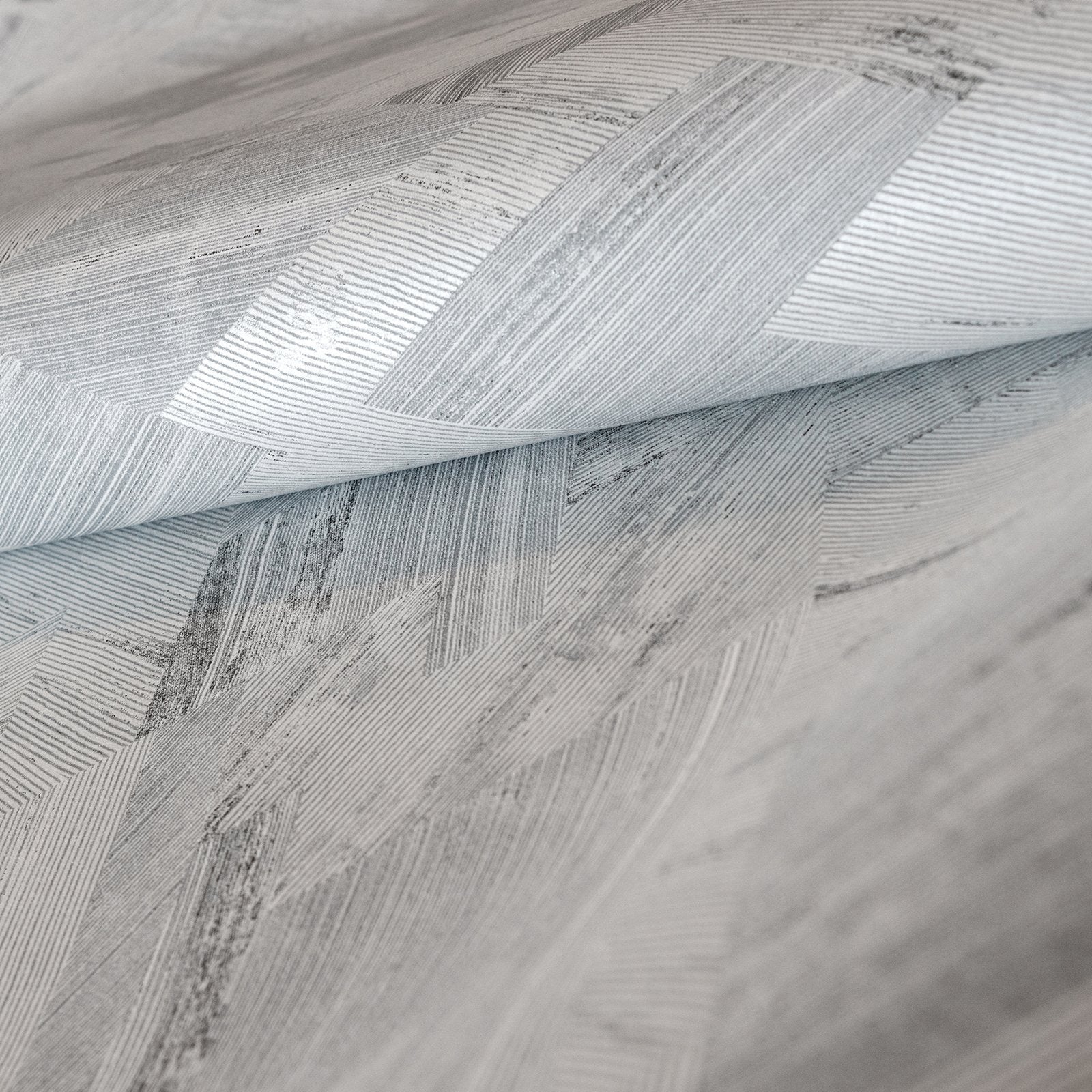 Ralph Ivory White wallpaper in silver grey color - pattern number GH64681-23 - by Galerie in the Slow Living collection