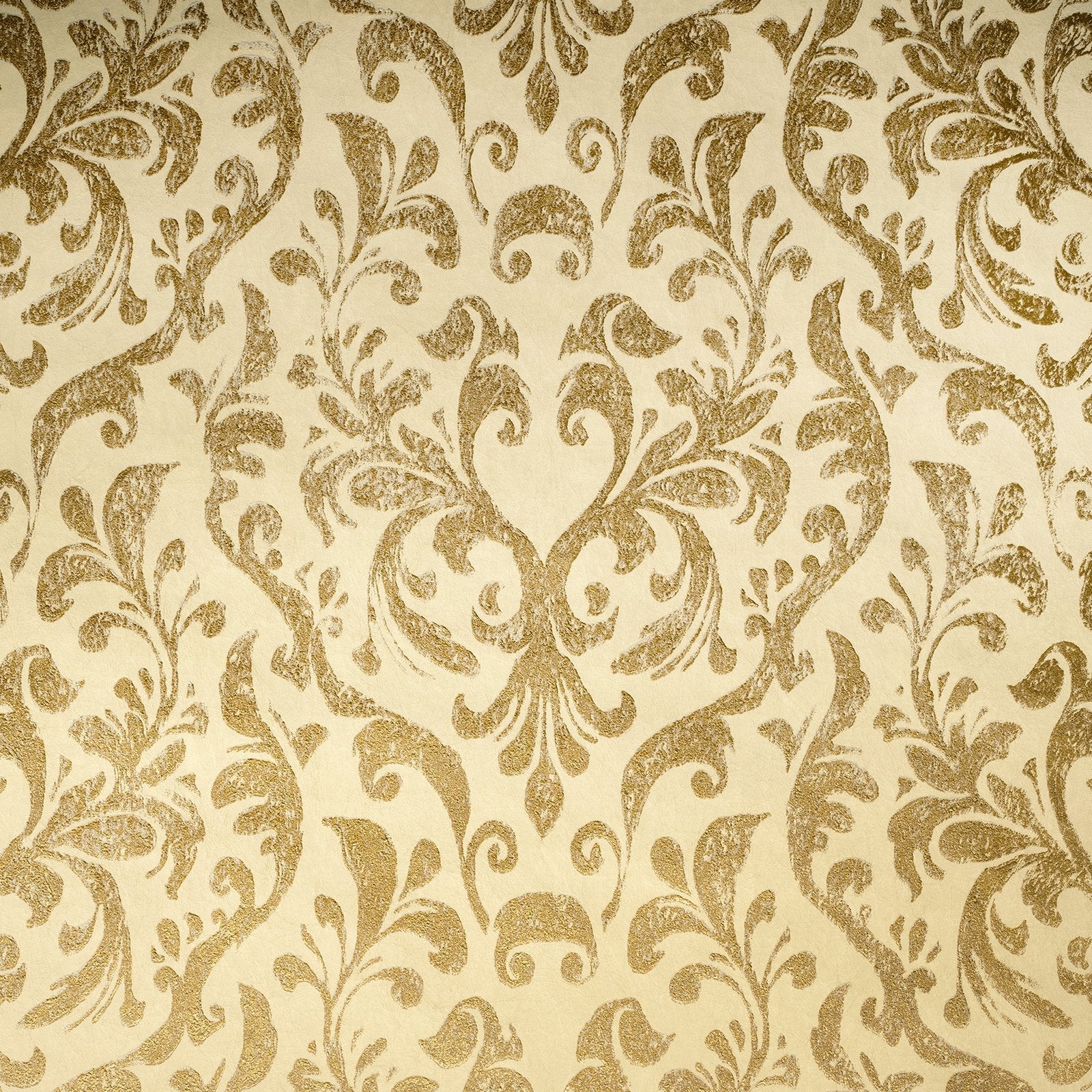 Notting Hill / Loft Damask wallpaper in gold color - pattern number GH64860-23 - by Galerie in the Urban Classics collection