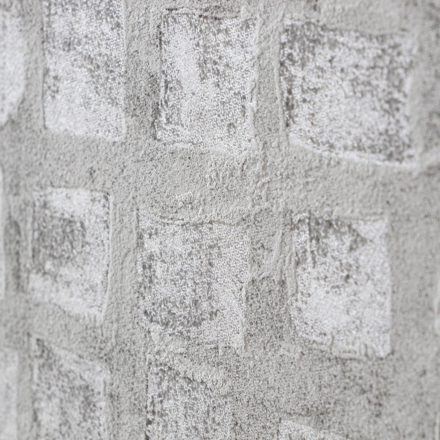 Manhattan / Loft Tile wallpaper in silver grey color - pattern number GH64862-23 - by Galerie in the Urban Classics collection